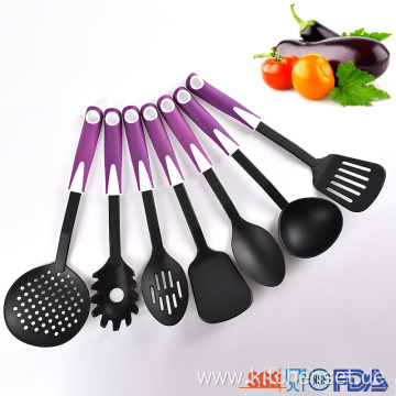 durable plastic cooking utensil set for household kitchen